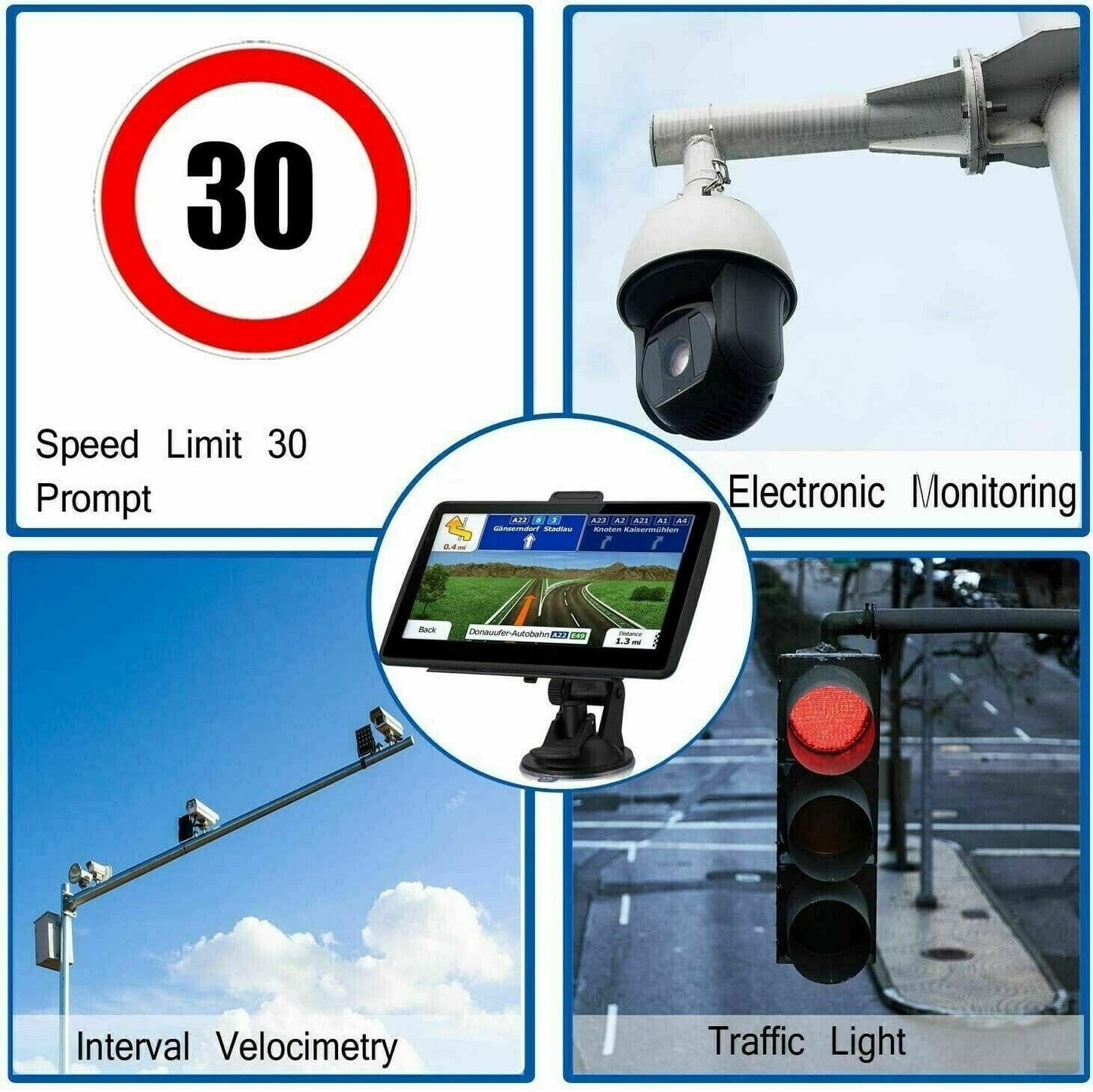 7 Inch GPS Navigation System for Car & Truck
