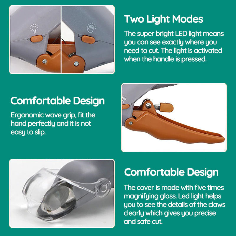 Dog Nail Clipper with Quick Sensors