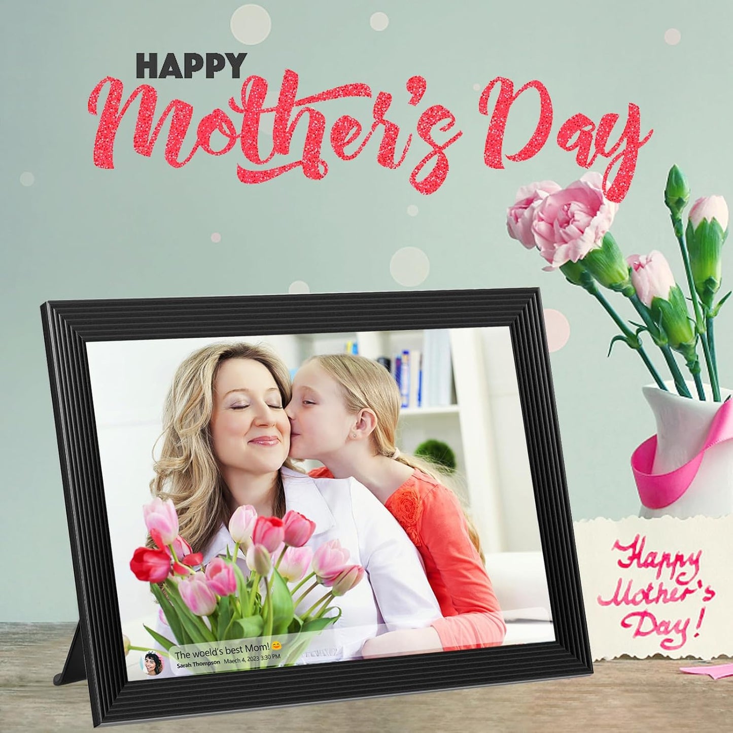 High-Resolution Digital Frame Top Electronic Frame with...