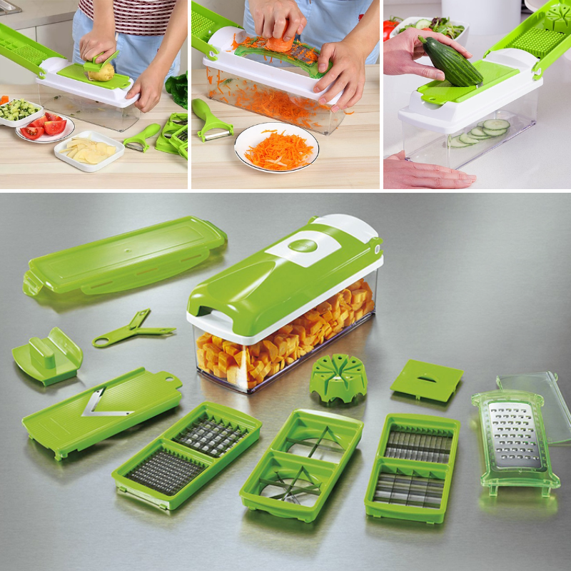 12-in-1 Multifunctional Vegetable Cutter - Quickly and...