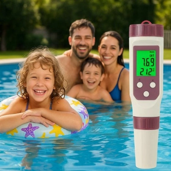 Digital Pool Tester - PH and Chlorine Measuring Device...