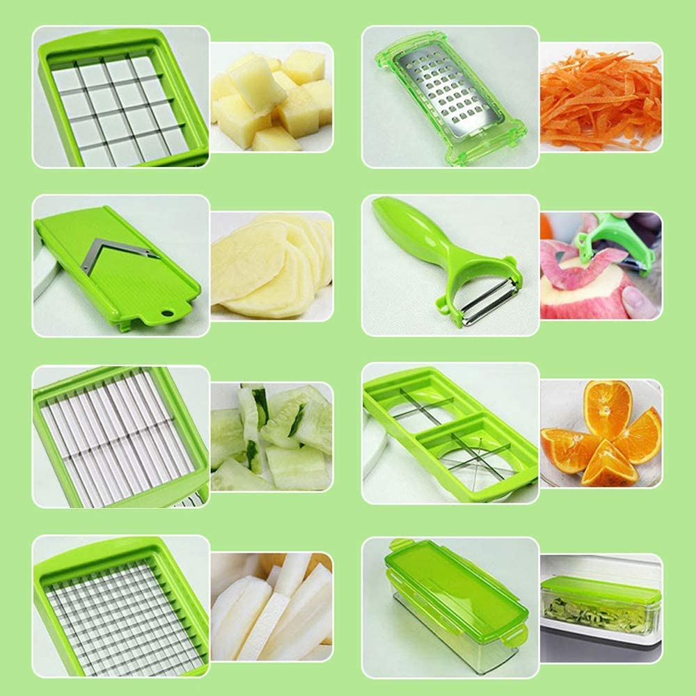 12-in-1 Multifunctional Vegetable Cutter - Quickly and...