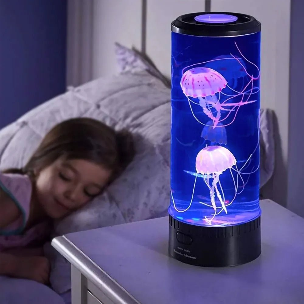 LED Jellyfish Aquarium Table Night Light