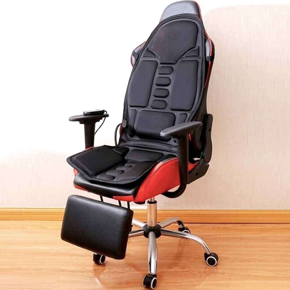 Fashionable Massage Chair Cushion with Heated Neck Pillow