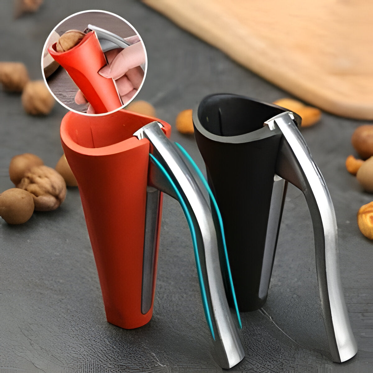 Ergonomic Nutcracker with Lever Mechanism