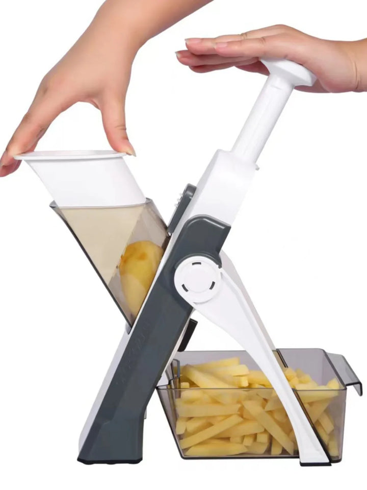 Kitchen Slicer with Adjustable Thickness and Collection...