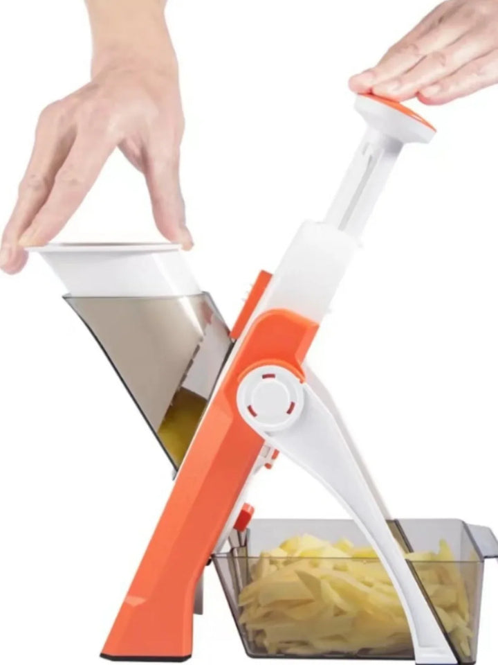 Kitchen Slicer with Adjustable Thickness and Collection...