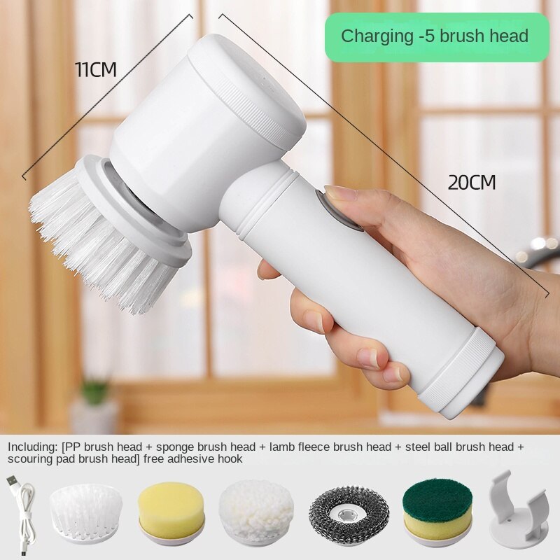 Cordless Electric Cleaning Brush: Multifunctional for...