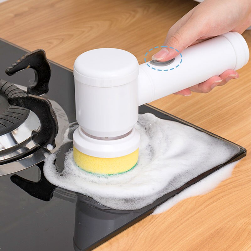Cordless Electric Cleaning Brush: Multifunctional for...