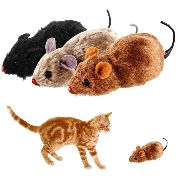 Electric Cat Toy Mouse – Interactive Racing Mouse for...