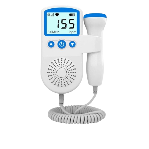 Fetal Doppler Heart Rate Monitor Home Pregnancy Baby...
