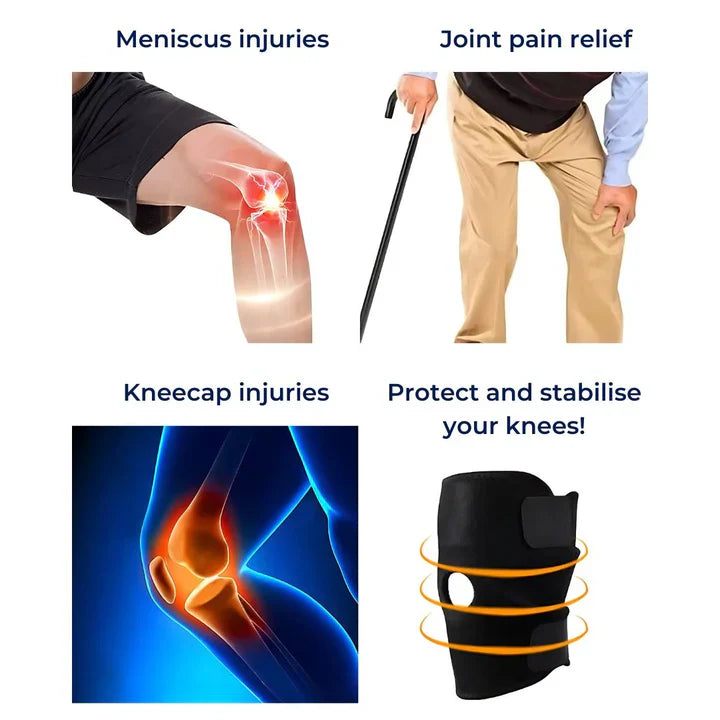 Knee Support with Adjustable Compression | for Pain...