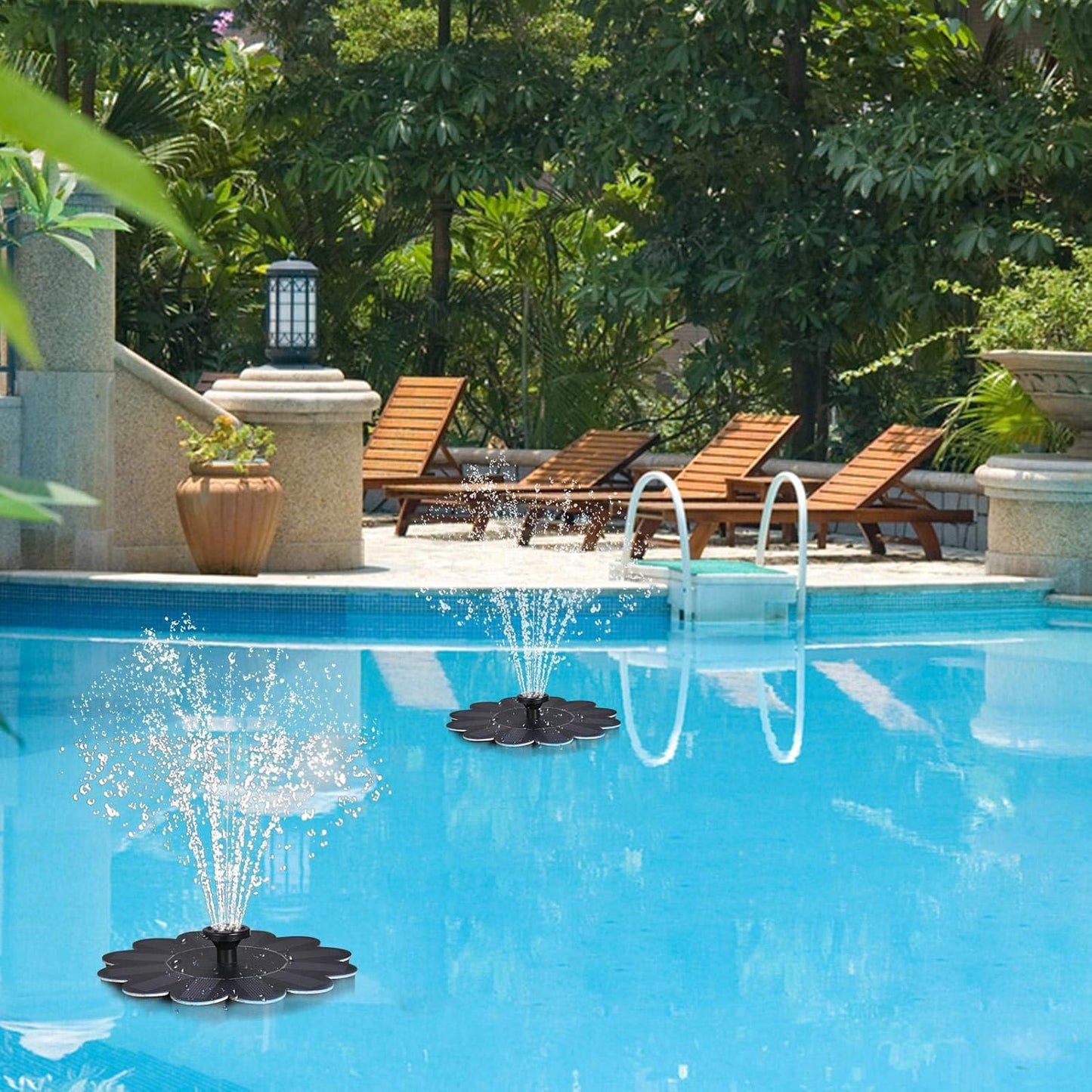 Flower-Shaped Water Fountain for Ponds and Pools