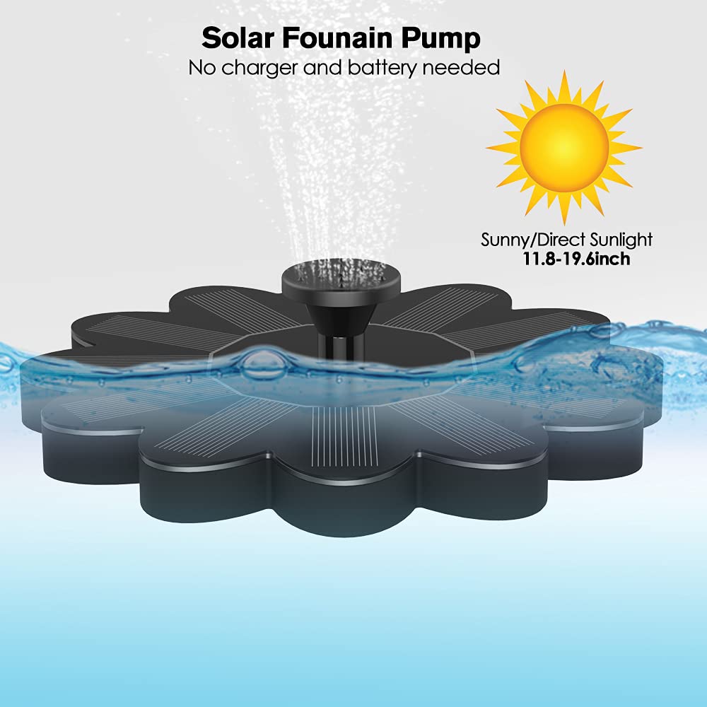 Flower-Shaped Water Fountain for Ponds and Pools