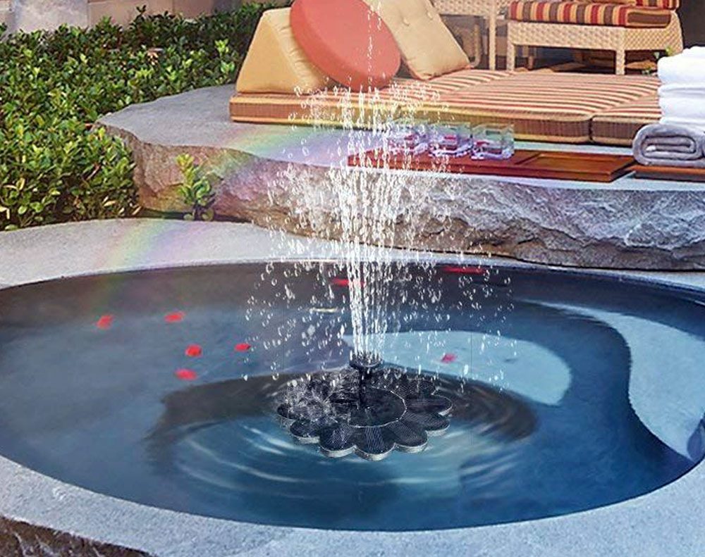Flower-Shaped Water Fountain for Ponds and Pools