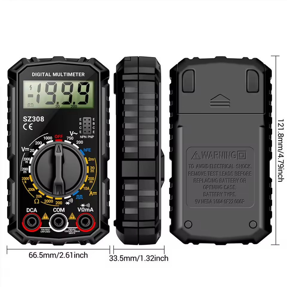 Electrical Test Kit with Digital Multimeter