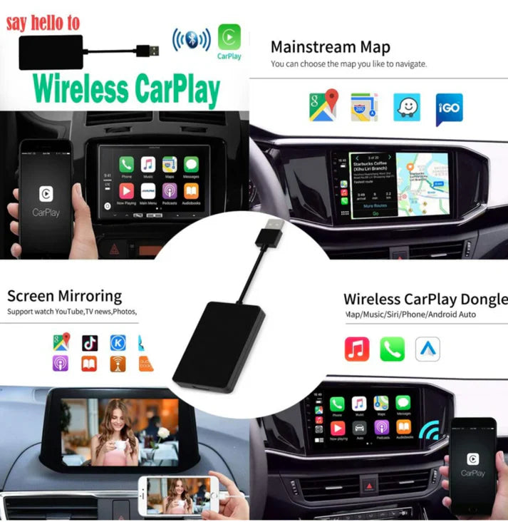 Carplay＆ Android Auto Adapter-Suitable for All Car Brands