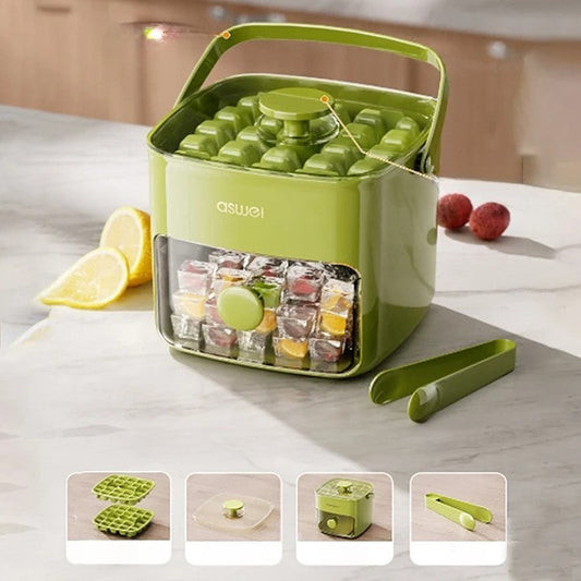 2-Stage Push in Ice Cube Tray