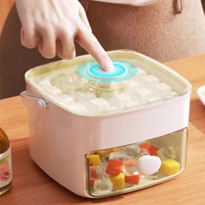 2-Stage Push in Ice Cube Tray