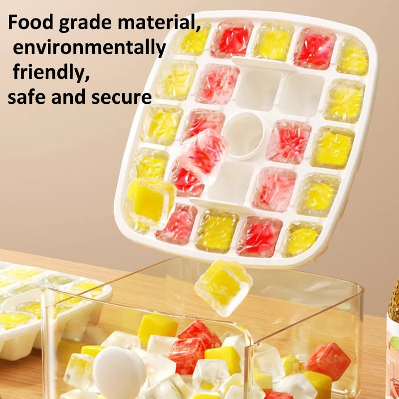 2-Stage Push in Ice Cube Tray
