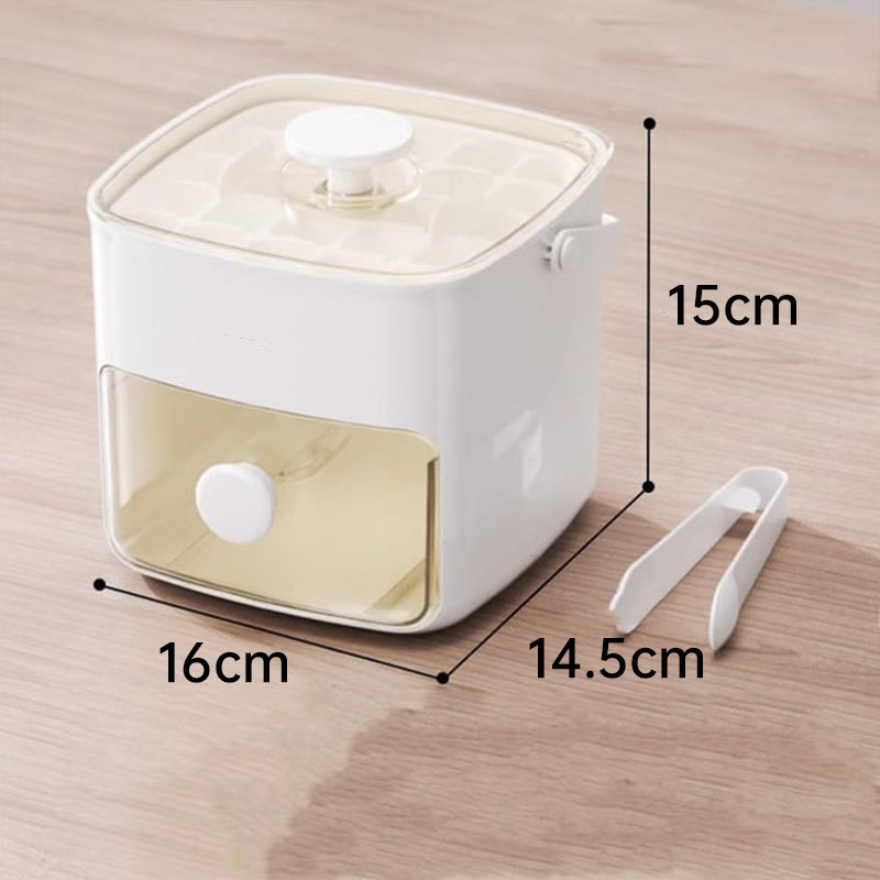 2-Stage Push in Ice Cube Tray