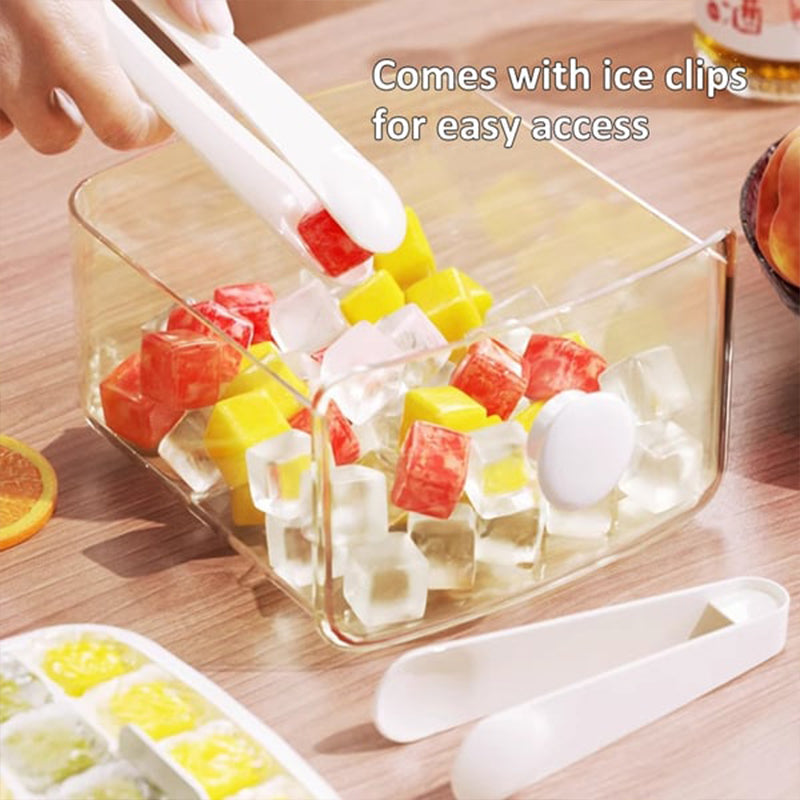 2-Stage Push in Ice Cube Tray