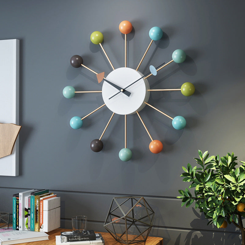 Decorative Large Silent Wall Clock for the Living Room