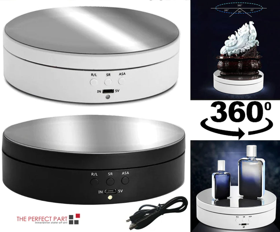 360° Electric Motorized Rotating Display Rack