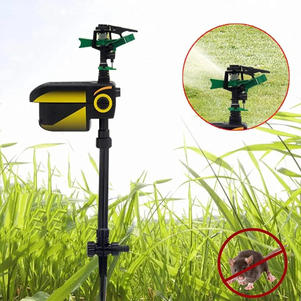 Automatic Motion-Activated Animal Repellent Garden...