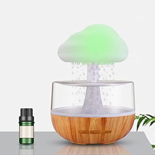 2-in-1 Desk Light Humidifier Rain Cloud Aromatherapy...