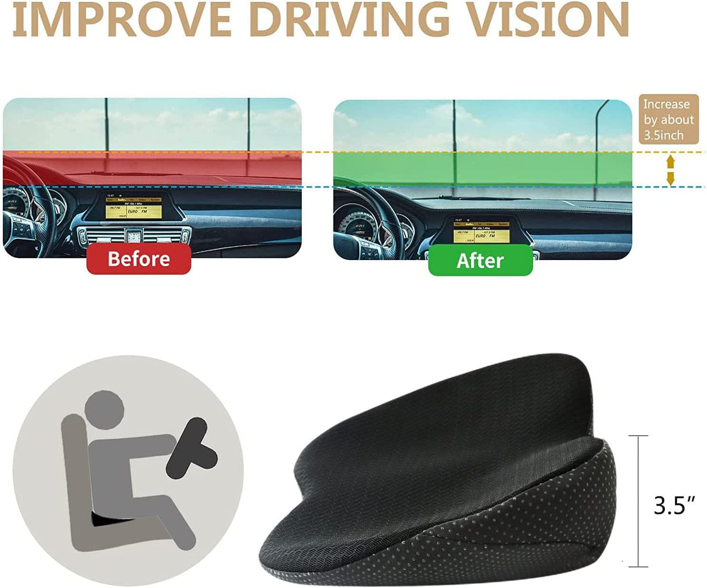 Car Booster Seat Cushion for Adult