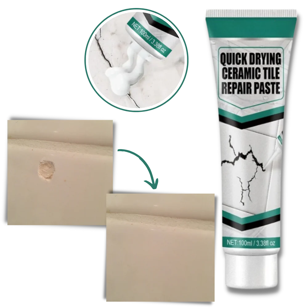 Ceramic Tile Repair Paste Kit for Cracks Chips and...