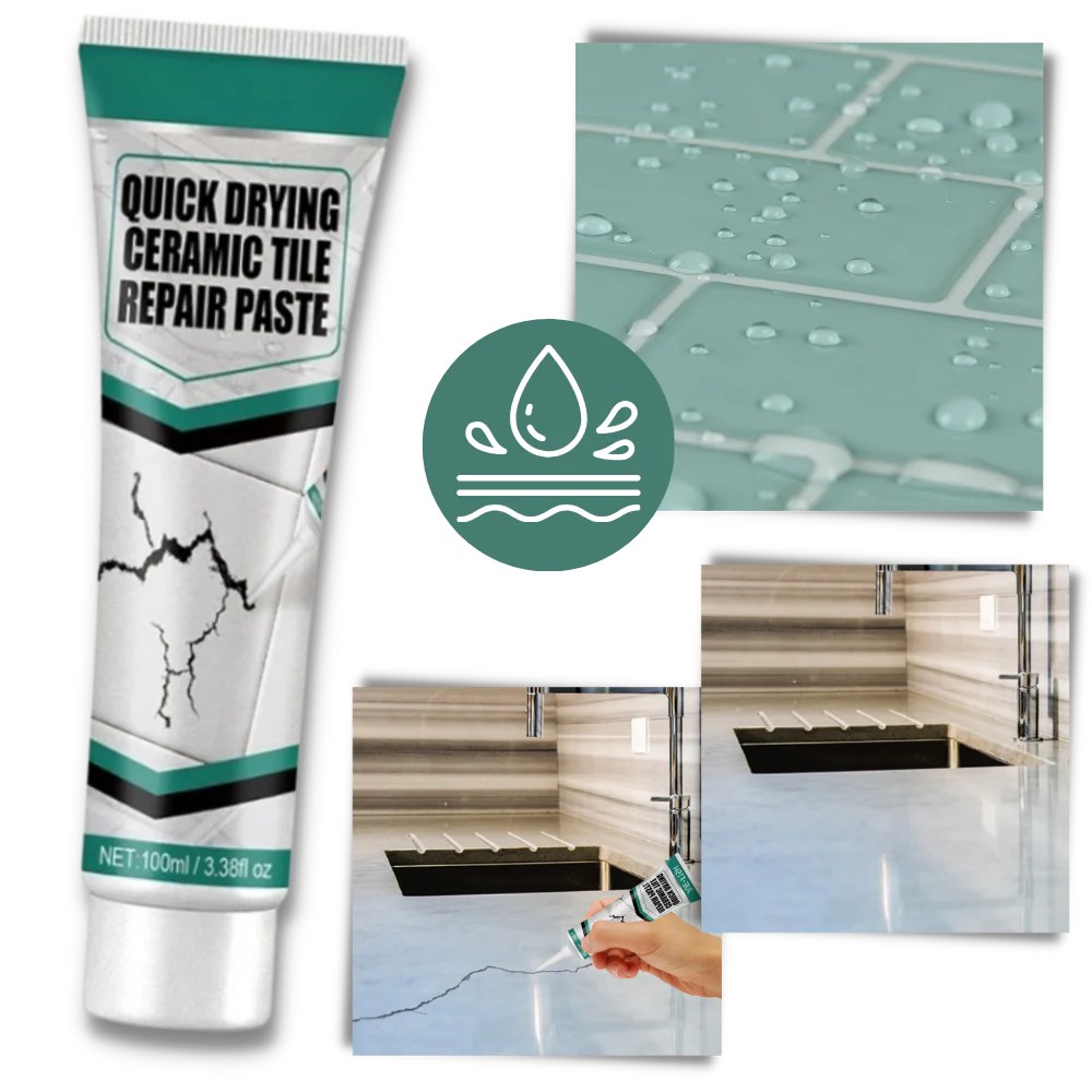 Ceramic Tile Repair Paste Kit for Cracks Chips and...
