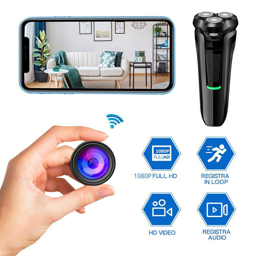 1080P HD WiFi Mini Shaver Razor Camera | WiFi Motion...