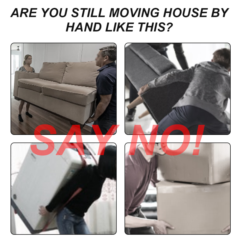 Furniture Rollers and Lifters for Moving