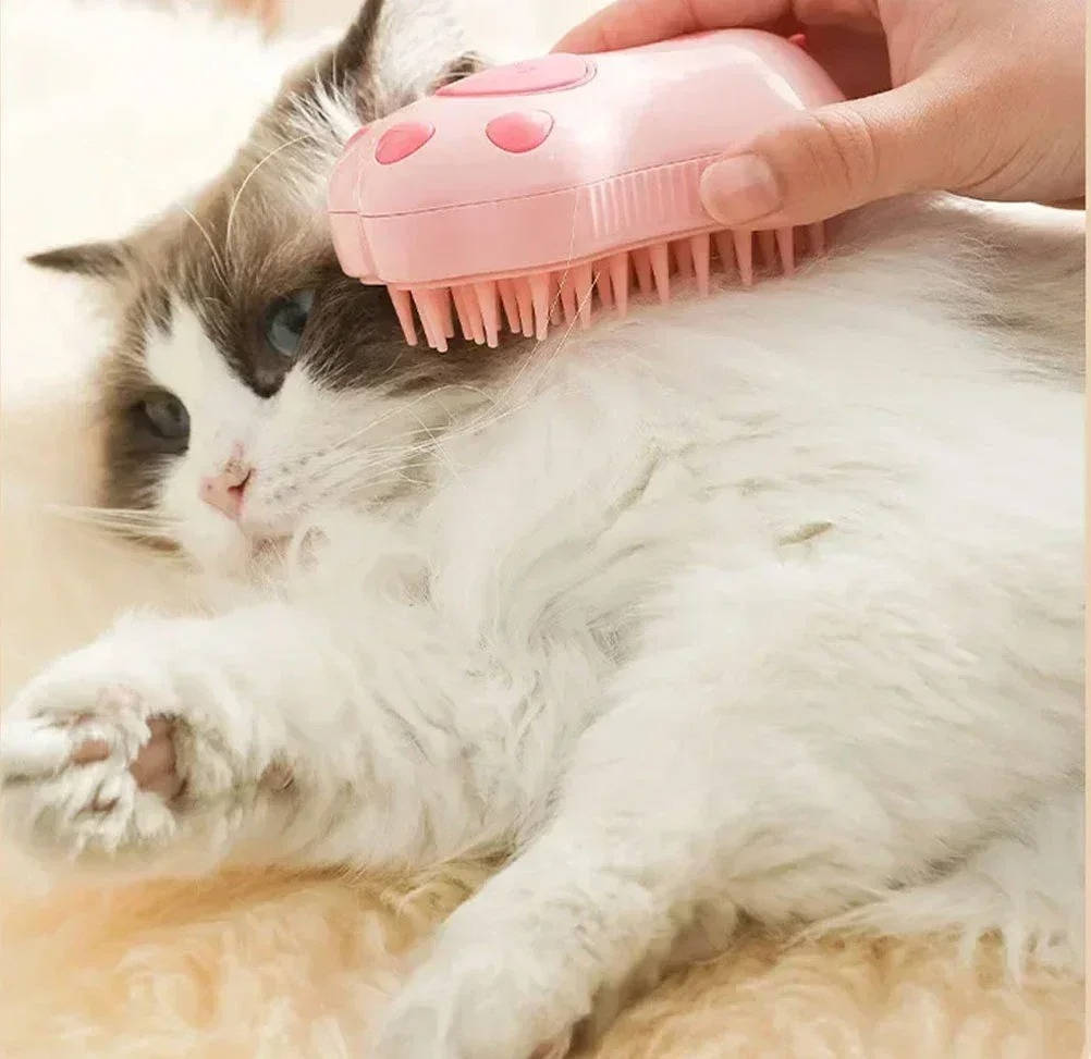 Dog Brush with Steam