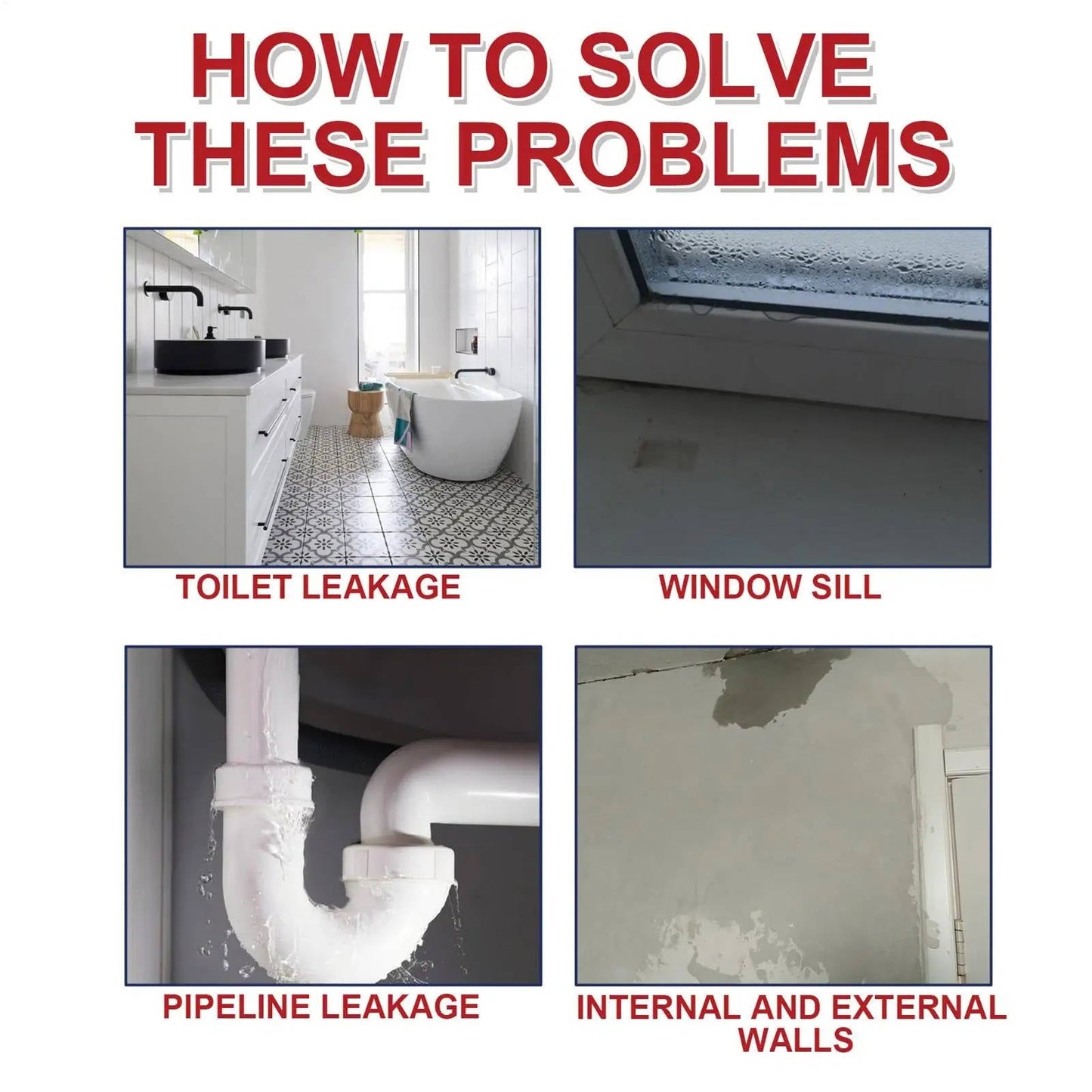 Leak Repair Waterproof Sealant Spray All Purpose