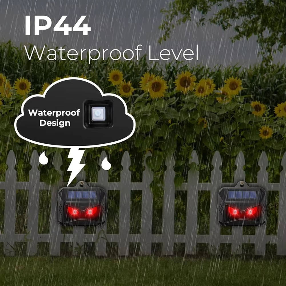 Solar Powered Ultrasonic Animal Repellent