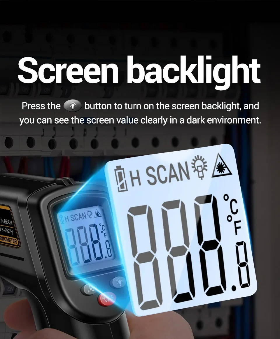 Infrared Laser Thermometer All in One