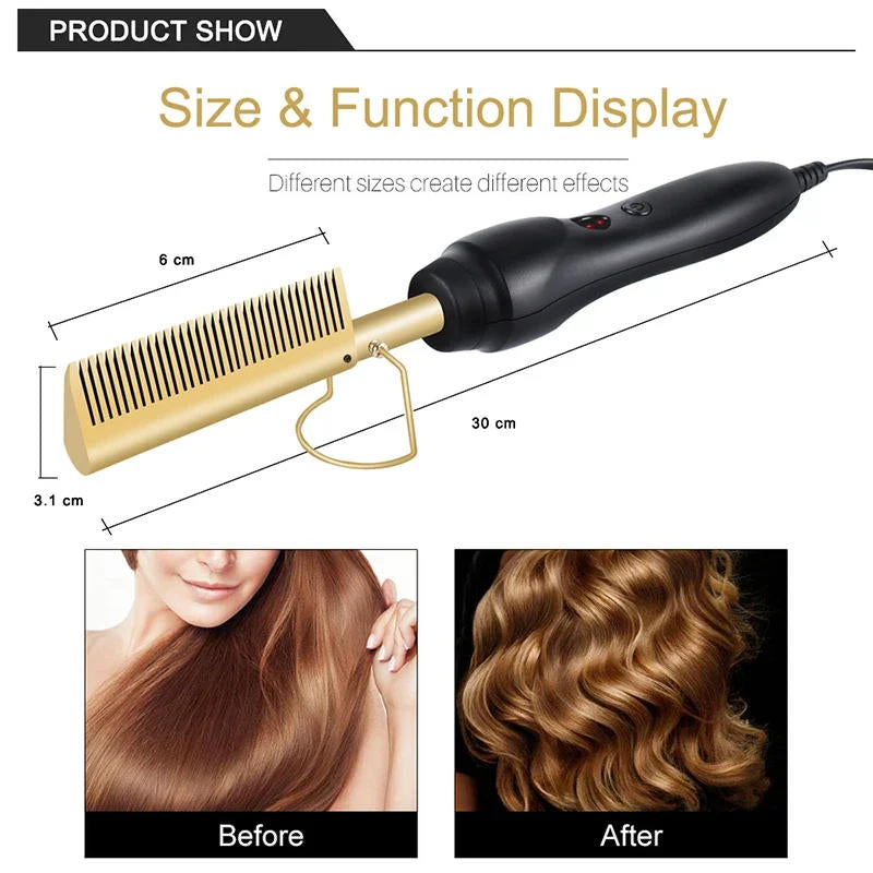 Comb for Black Hair Thick and Coarse Hair