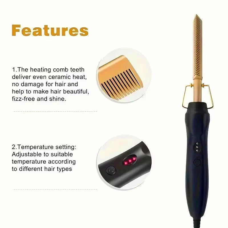 Comb for Black Hair Thick and Coarse Hair