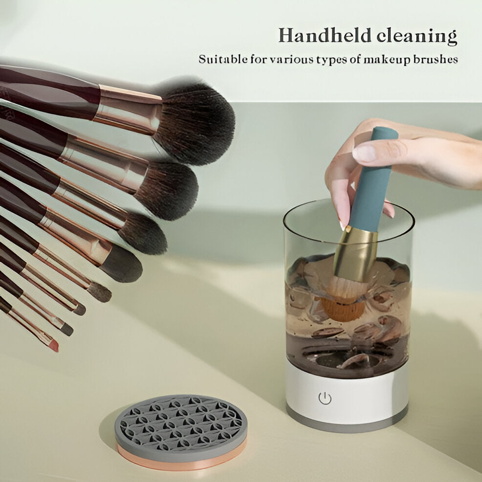 3-in-1 Cosmetic Brush Cleaner Machine - Electric Makeup...
