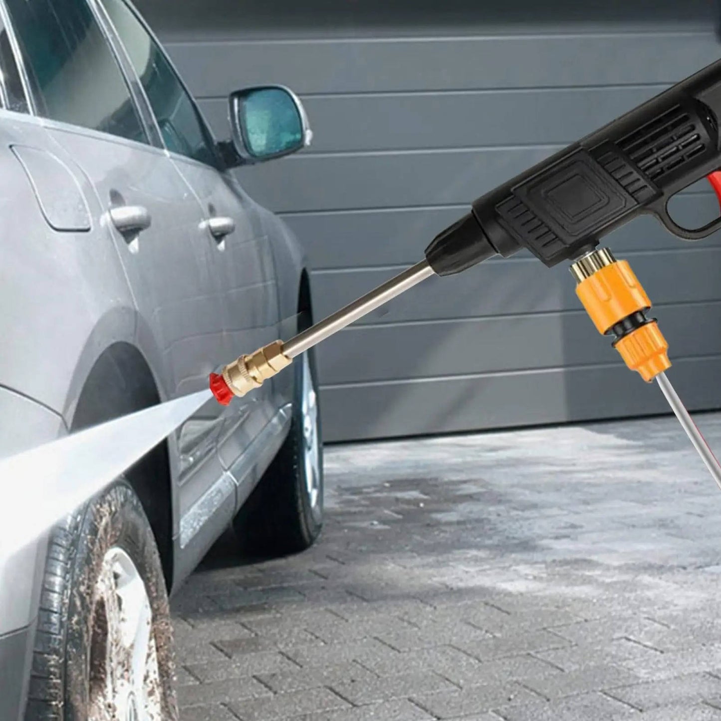 Cordless Portable High Pressure Spray Water Gun Set |...