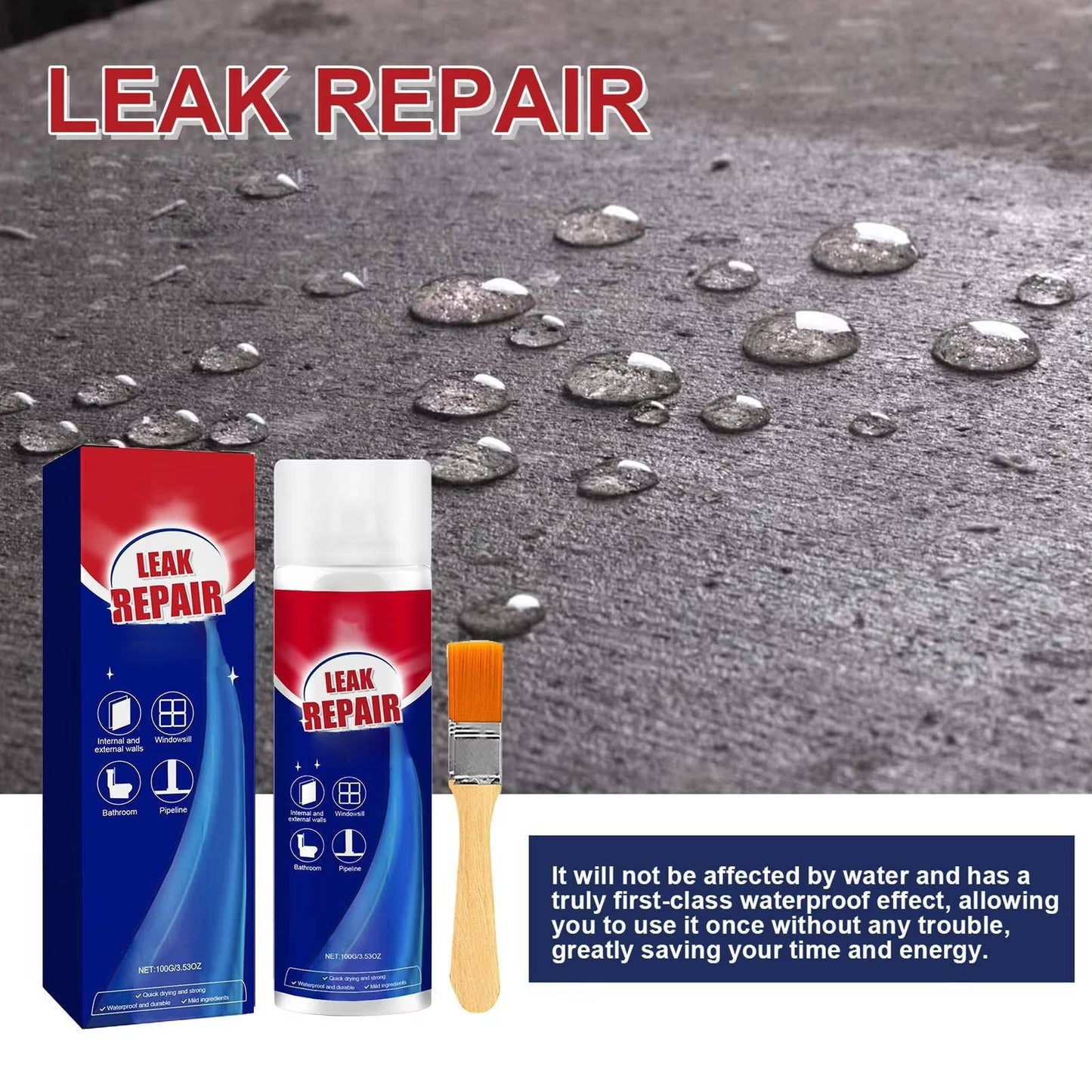 Leak Repair Waterproof Sealant Spray All Purpose