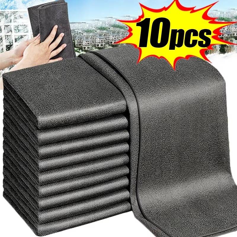 Versatile Microfiber Cloths for Windows Car Kitchen