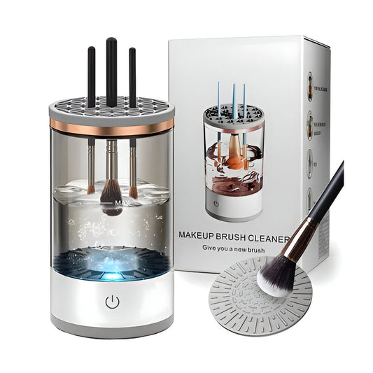 3-in-1 Cosmetic Brush Cleaner Machine - Electric Makeup...