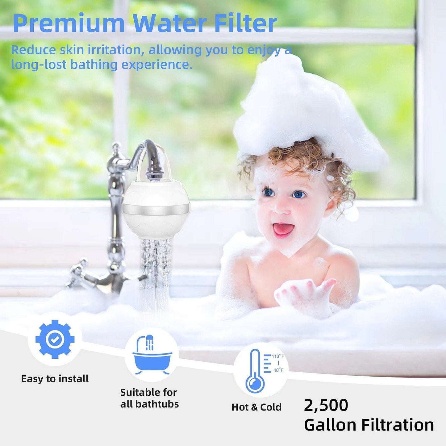 Bath Filter for Tub