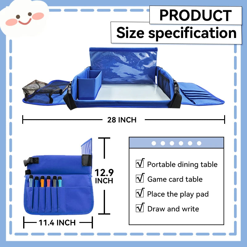 Kids Travel Car Seat Tray