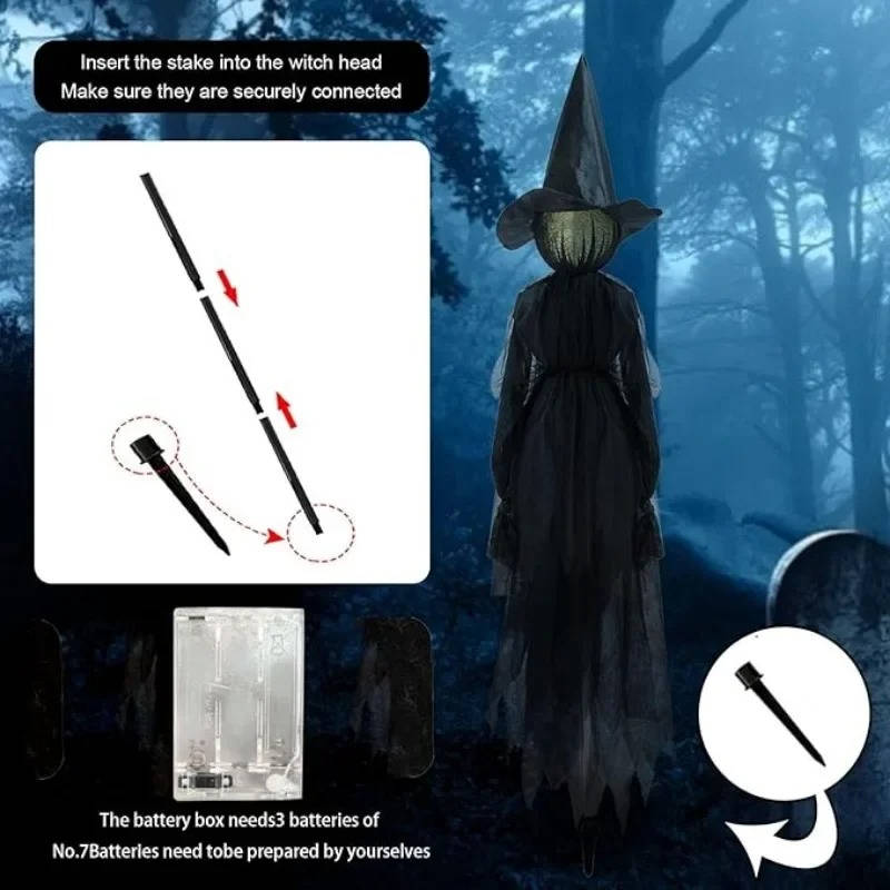 Indoor and Outdoor Halloween Decorations - Sound...