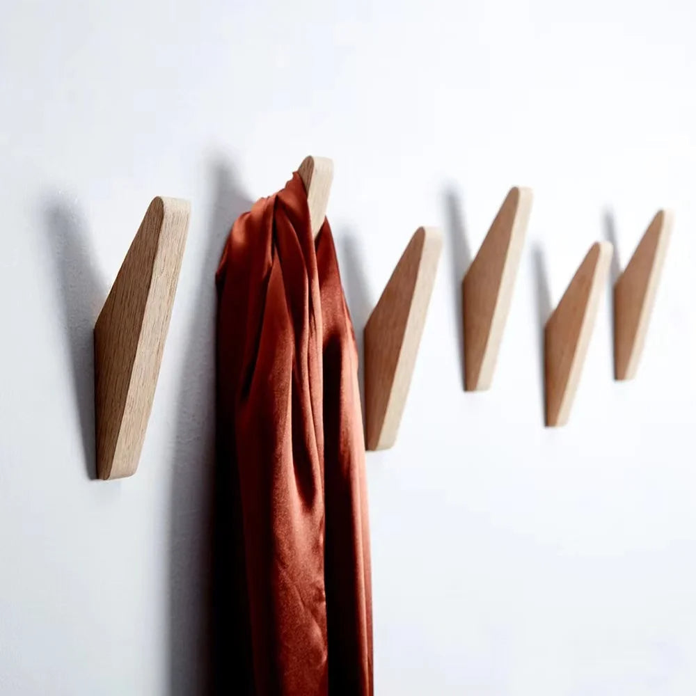Wooden Coat Hook and Decorative Coat Holder
